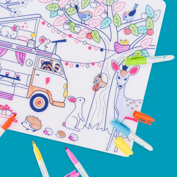 Coloriage BOITE 10 FEUTRES EFFAÇABLES POUR SILICONE
