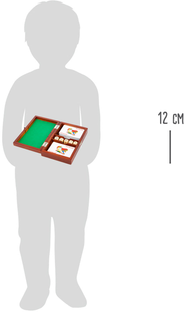Boîte de Jeu de Cartes et de Dés