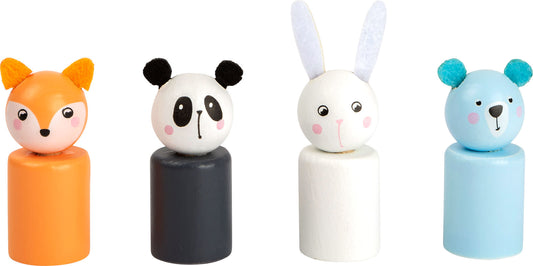 Jeu en bois "Ludo pastel"