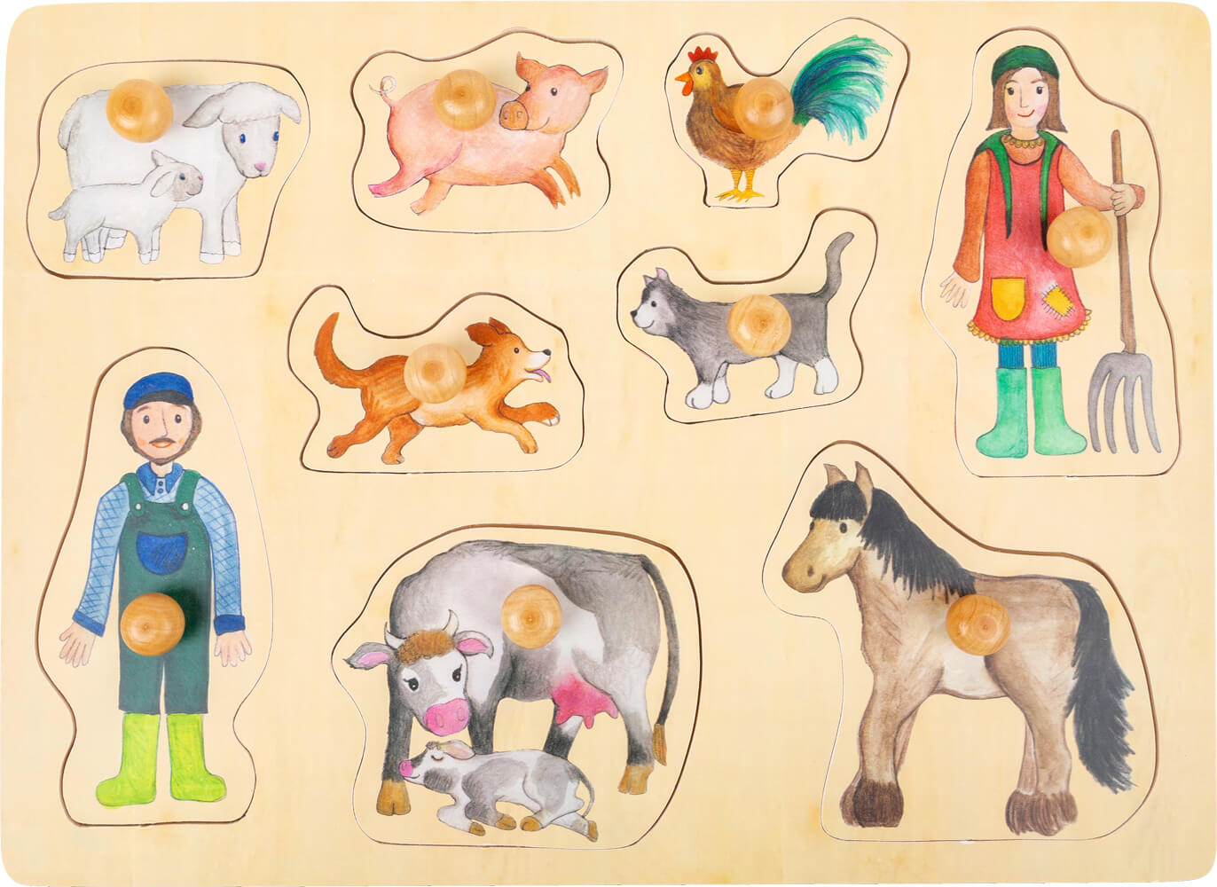 Jeu en bois "puzzle 12m+"