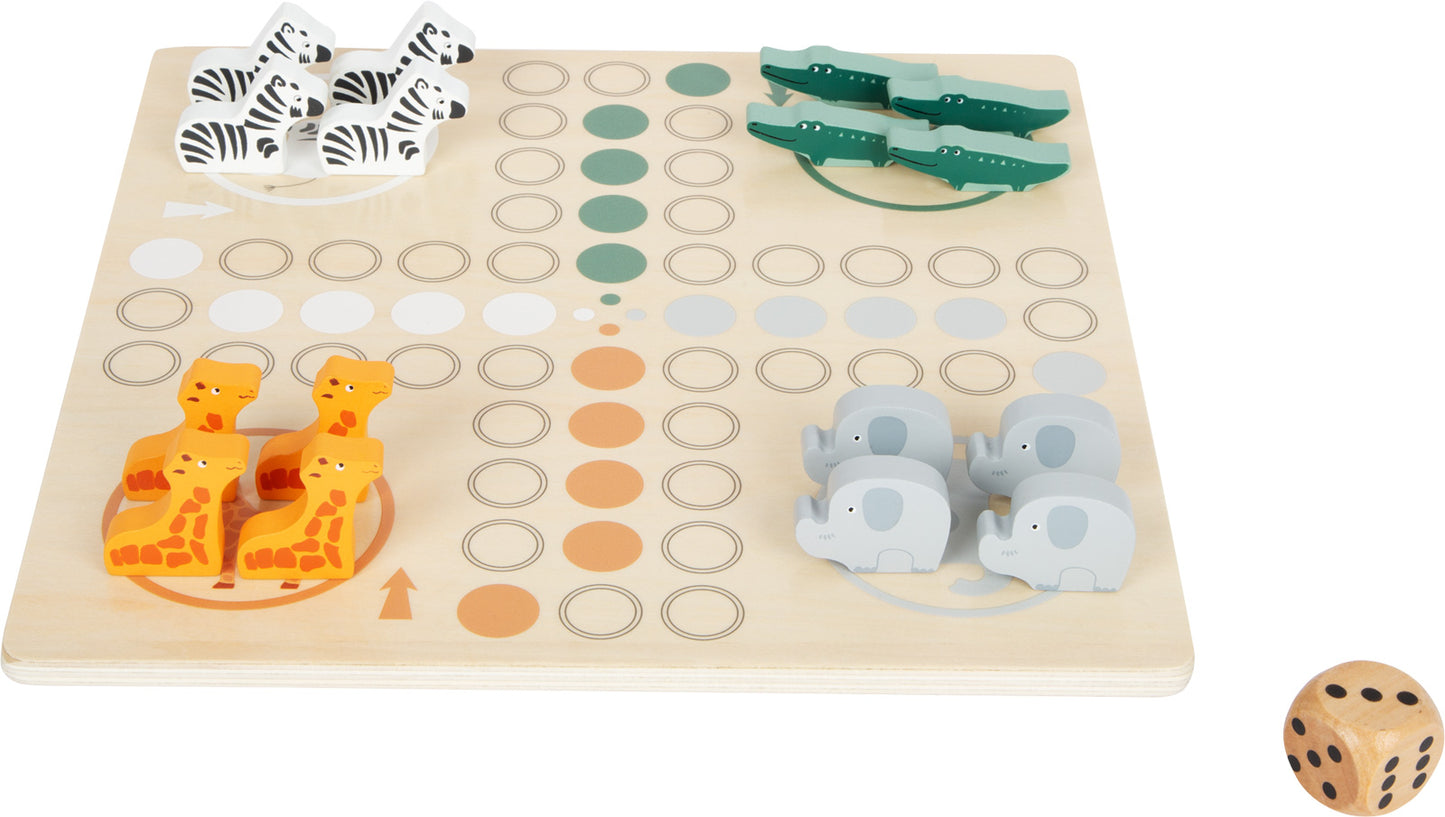 Jeu en bois "Ludo safari"