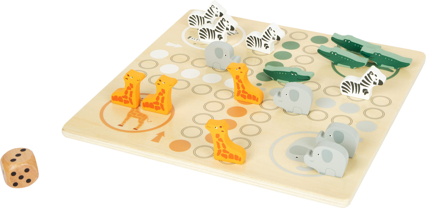 Jeu en bois "Ludo safari"