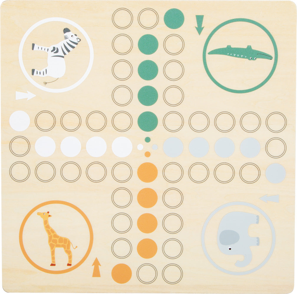 Jeu en bois "Ludo safari"
