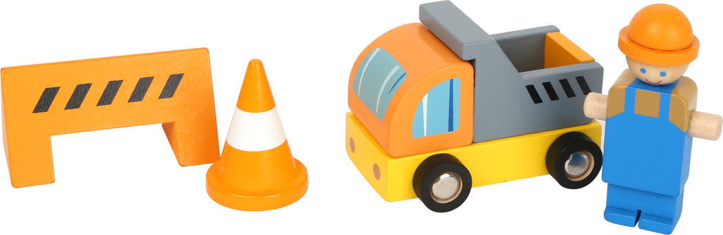 Grue avec accessoires de chantier