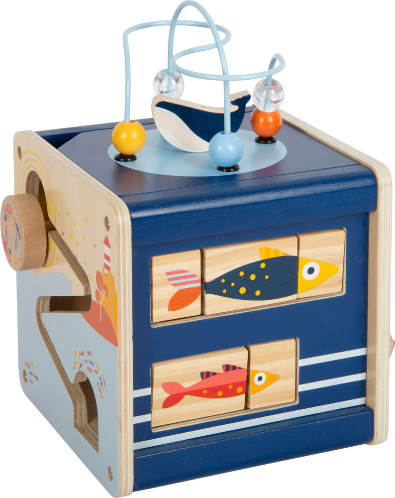 Jeu en bois "Cube de motricité Grand Océan"