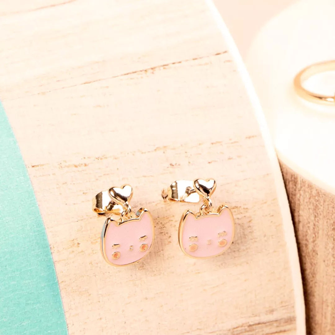 Boucles d'oreilles chat