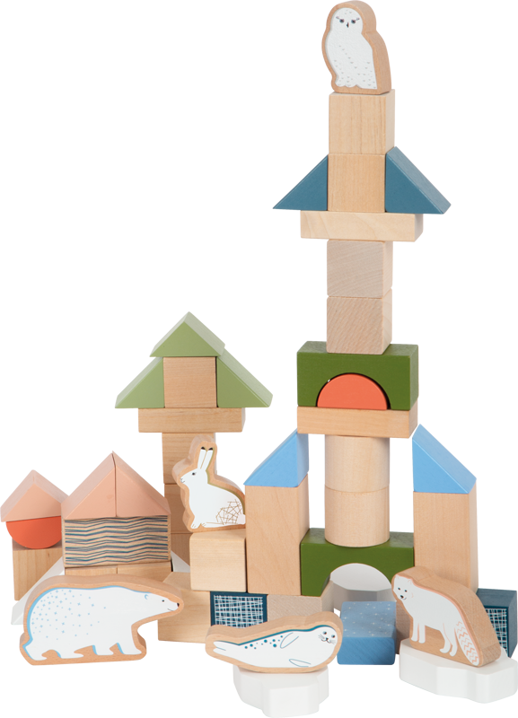 Blocs de construction en bois « Arctic »