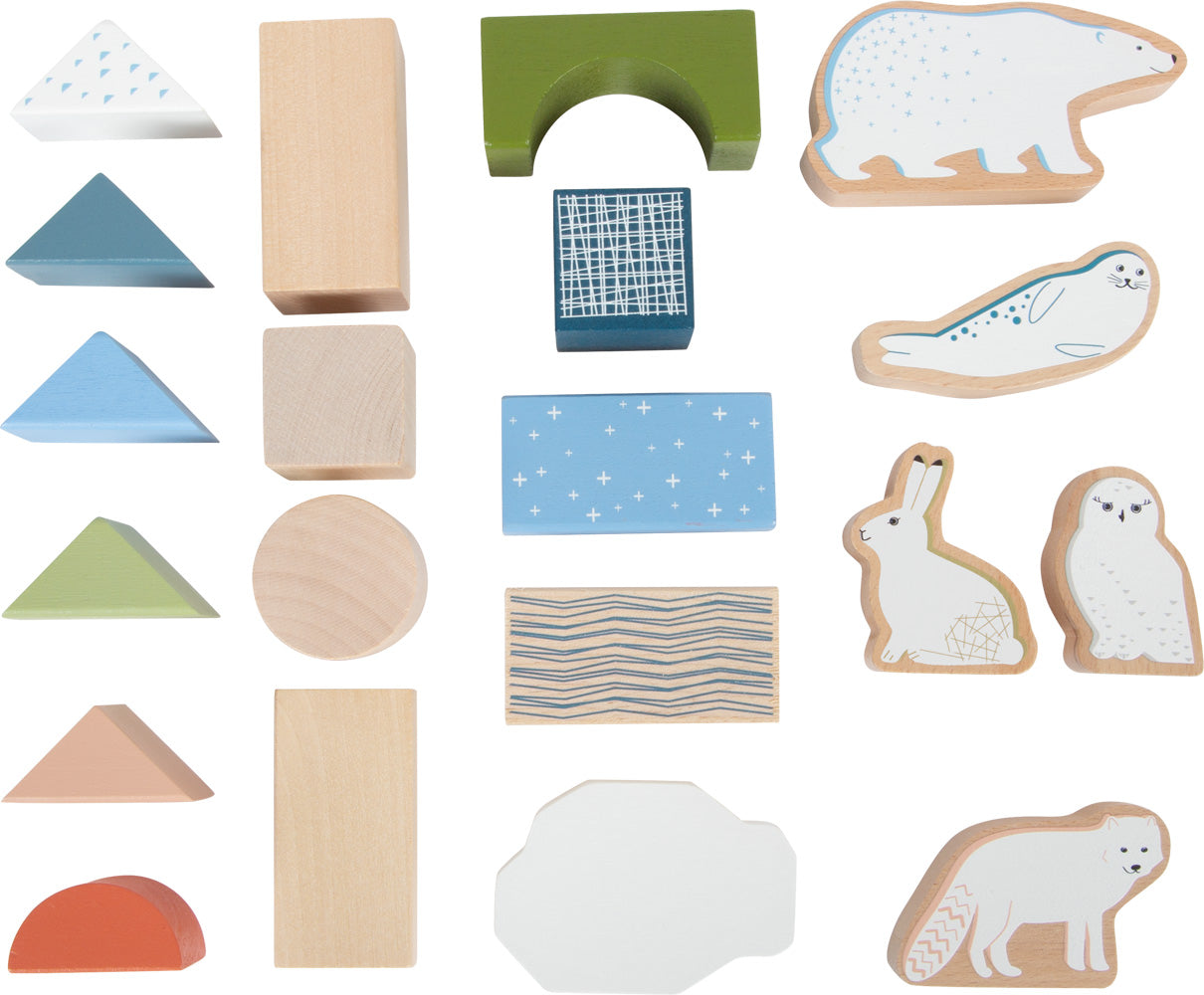 Blocs de construction en bois « Arctic »