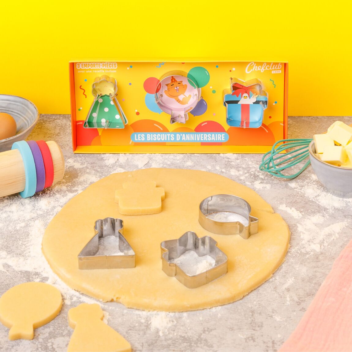 Emporte-pièces - Les biscuits anniversaire
