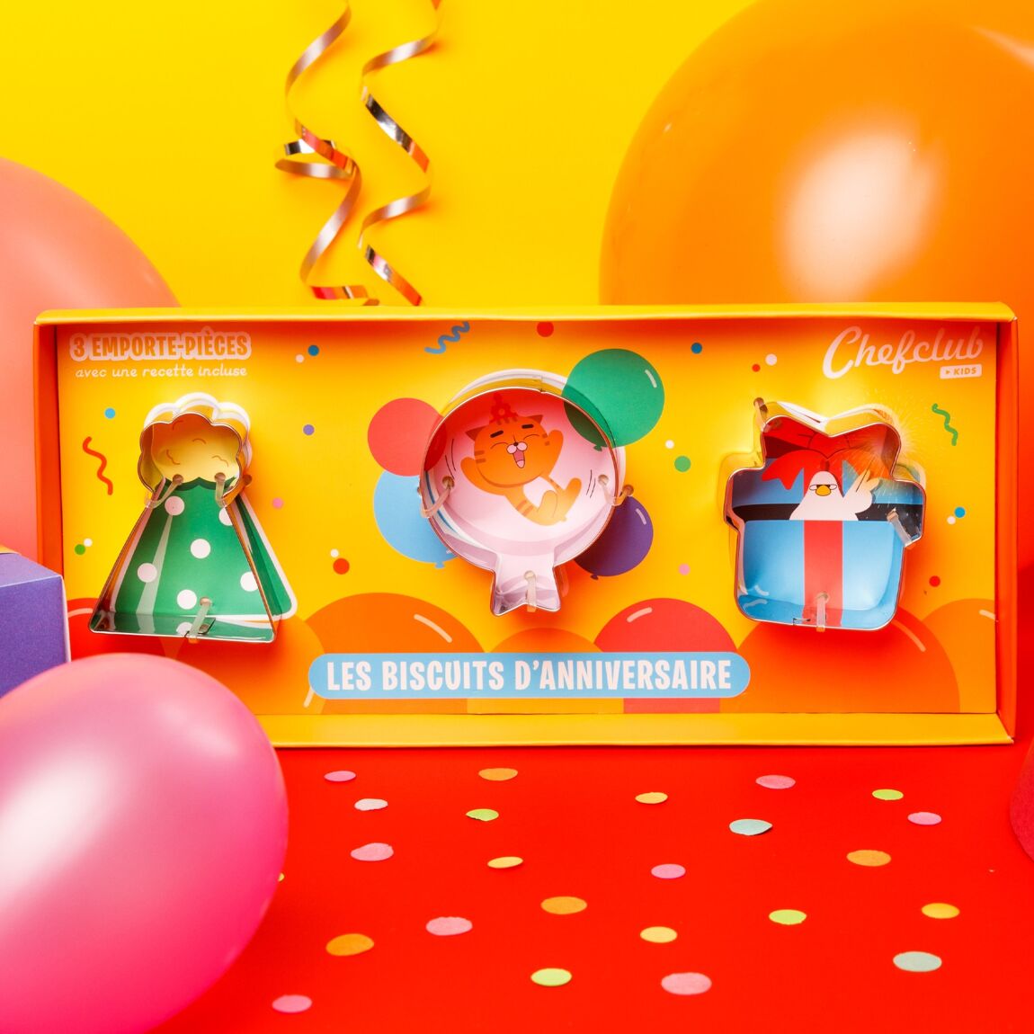Emporte-pièces - Les biscuits anniversaire