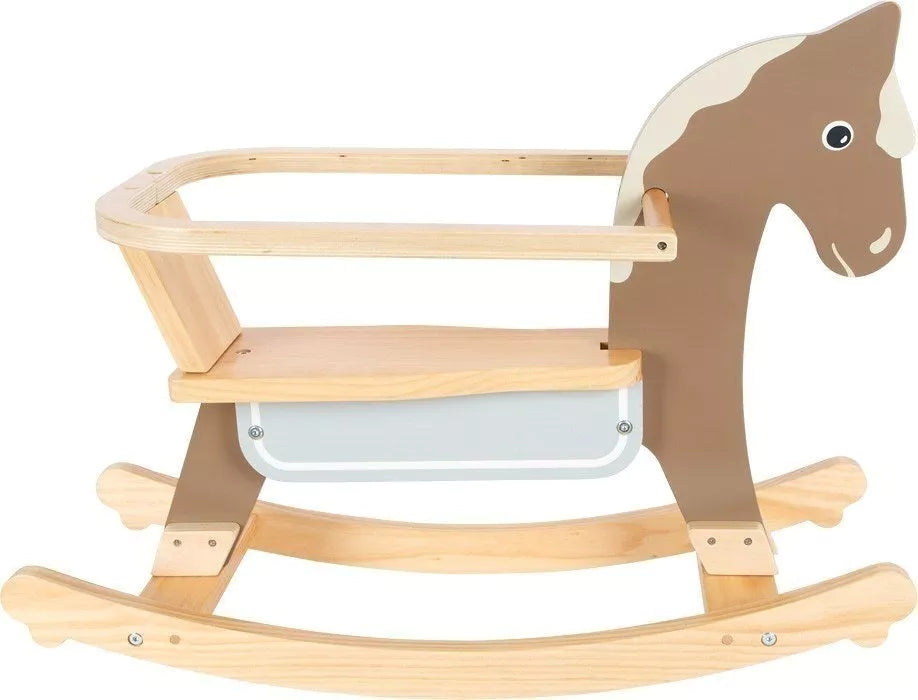 Cheval à bascule avec anneau de siège " jeu en bois"