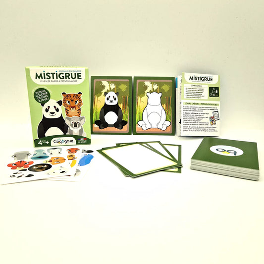 Jeu de cartes "Mistigrue Animaux en danger"