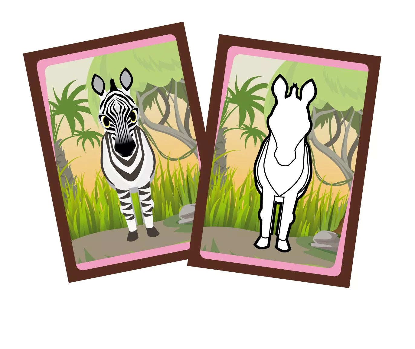 Jeu de cartes "MISTIGRUE Animaux Savane"