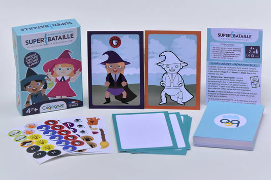 Jeu de cartes "Super Bataille Apprentis Sorciers"