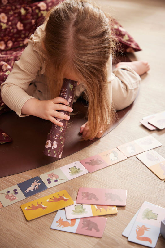 Jeu domino 28 pces - Animaux nordiques