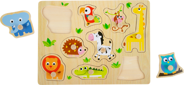 Puzzle à poser Animaux du zoo