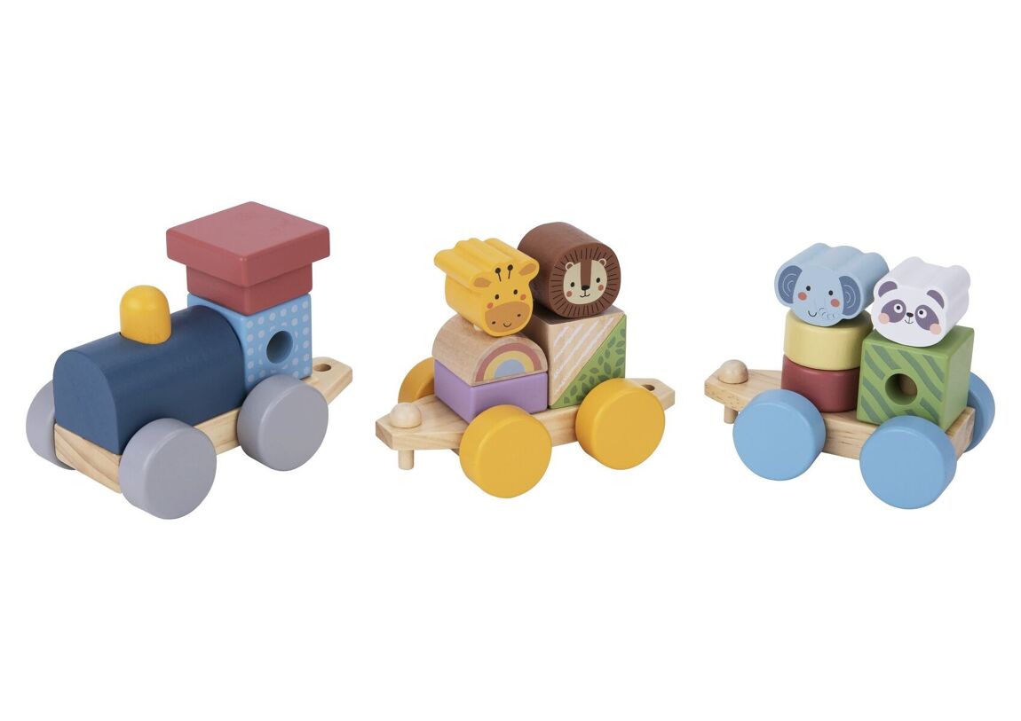 Train en bois Animaux