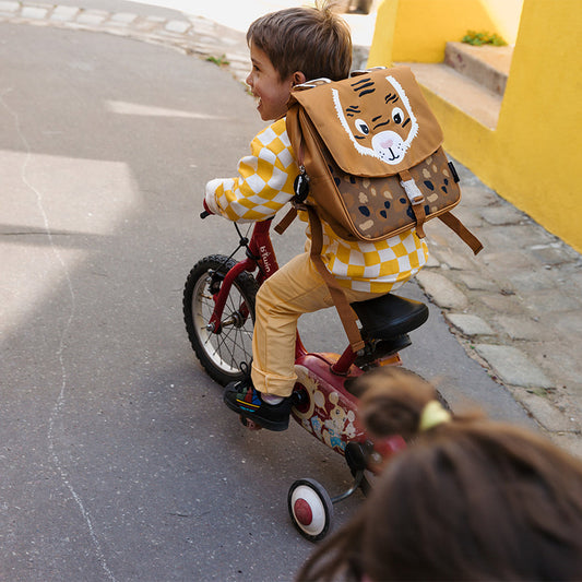 Cartable Grande section 32 cm Spéculos le tigre