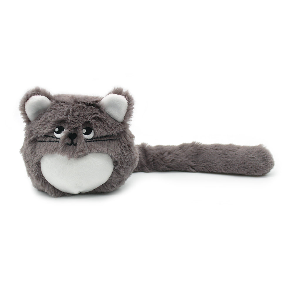 Peluche chat Miaou maman et son bébé gris - Les Ptipotos
