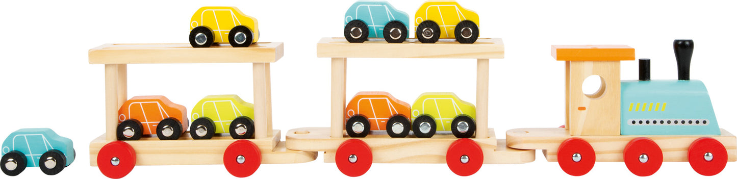 Train pour le transport de voitures
