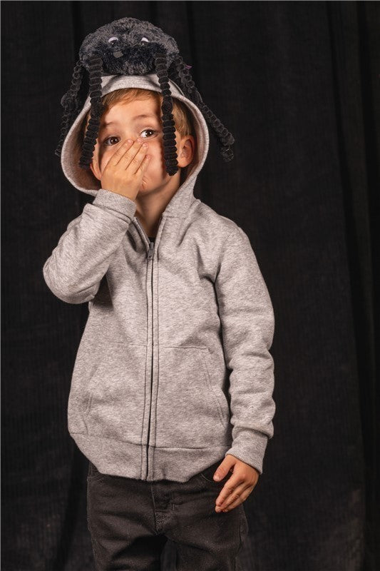 Peluche araignée Ricominfou noir - Les Ptipotos