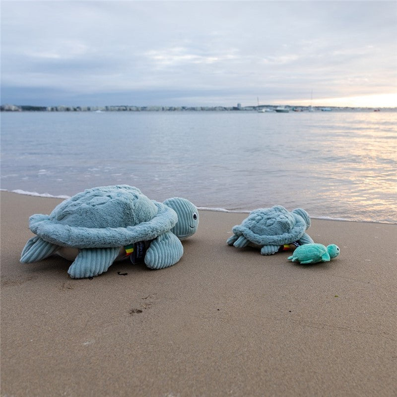 Peluche tortue Sauvenou maman et son bébé menthe - Les Ptipotos