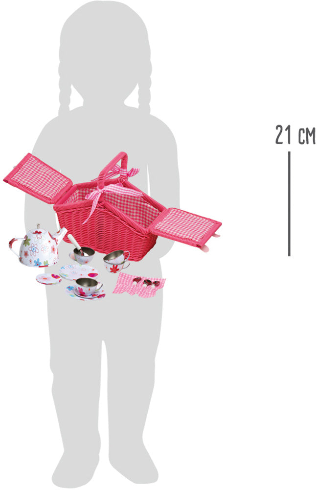 Panier pique-nique Fleurs multicolores
