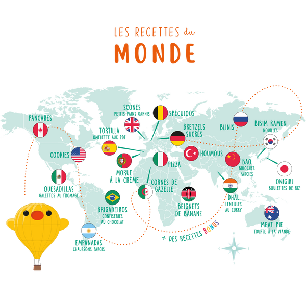 Livre - Les recettes du monde