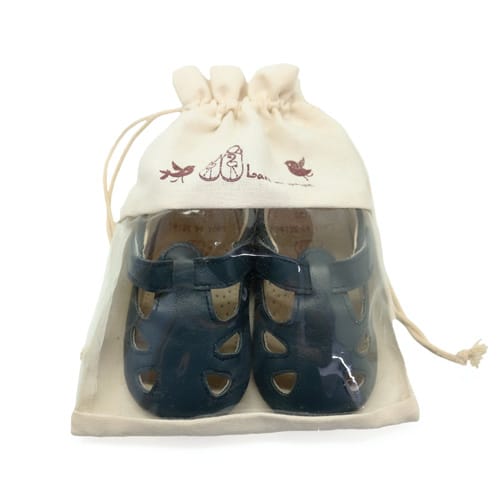 CHAUSSURES BÉBÉ CUIR SOUPLE ARCHIE MARINE