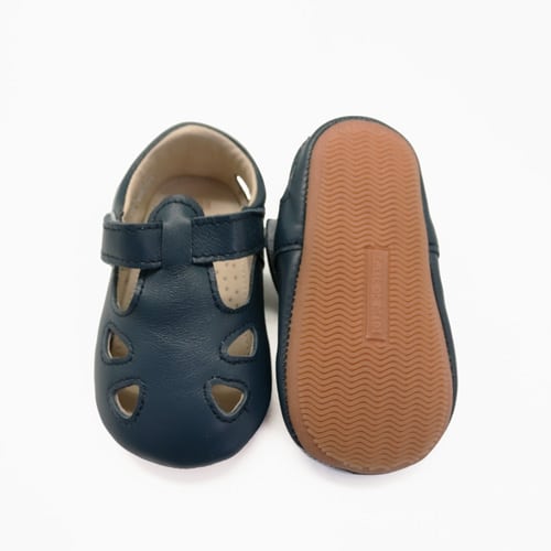 CHAUSSURES BÉBÉ CUIR SOUPLE ARCHIE MARINE