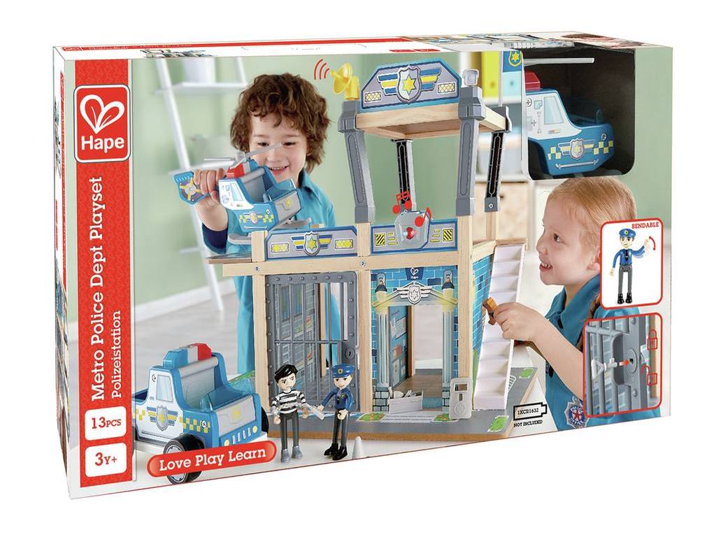 Jeu en bois "le Commissariat de police"