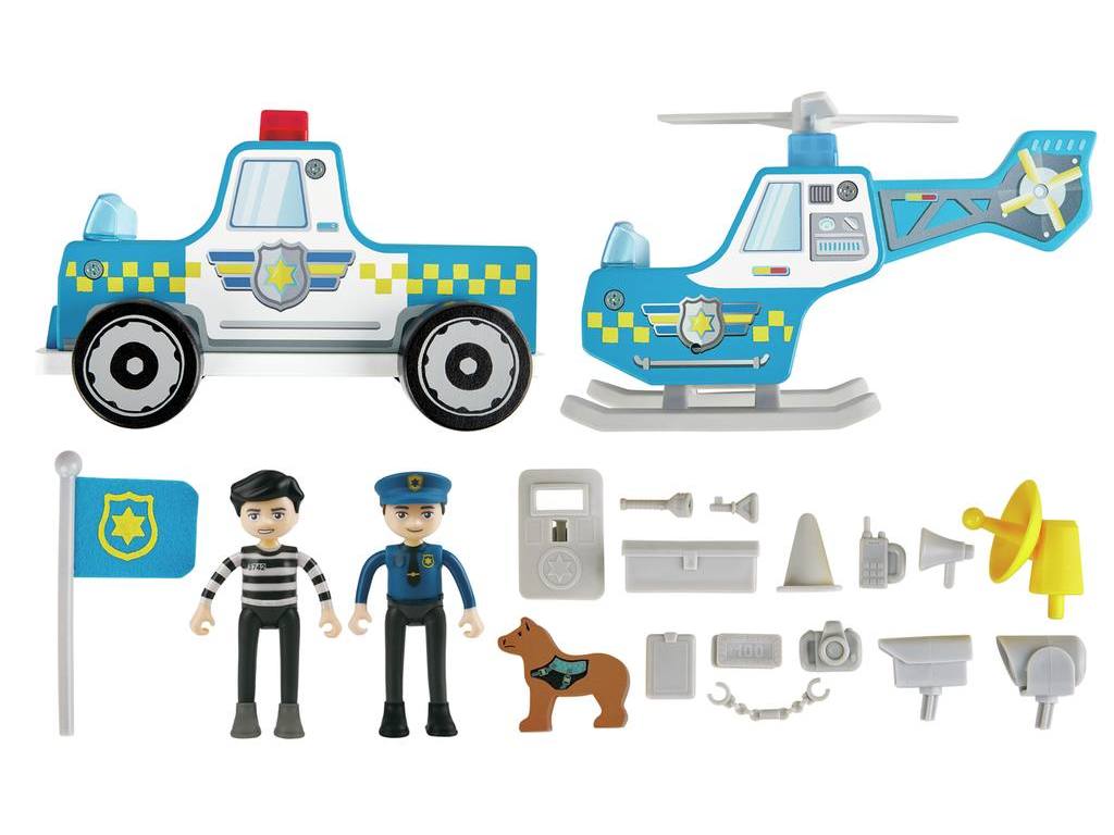Jeu en bois "le Commissariat de police"
