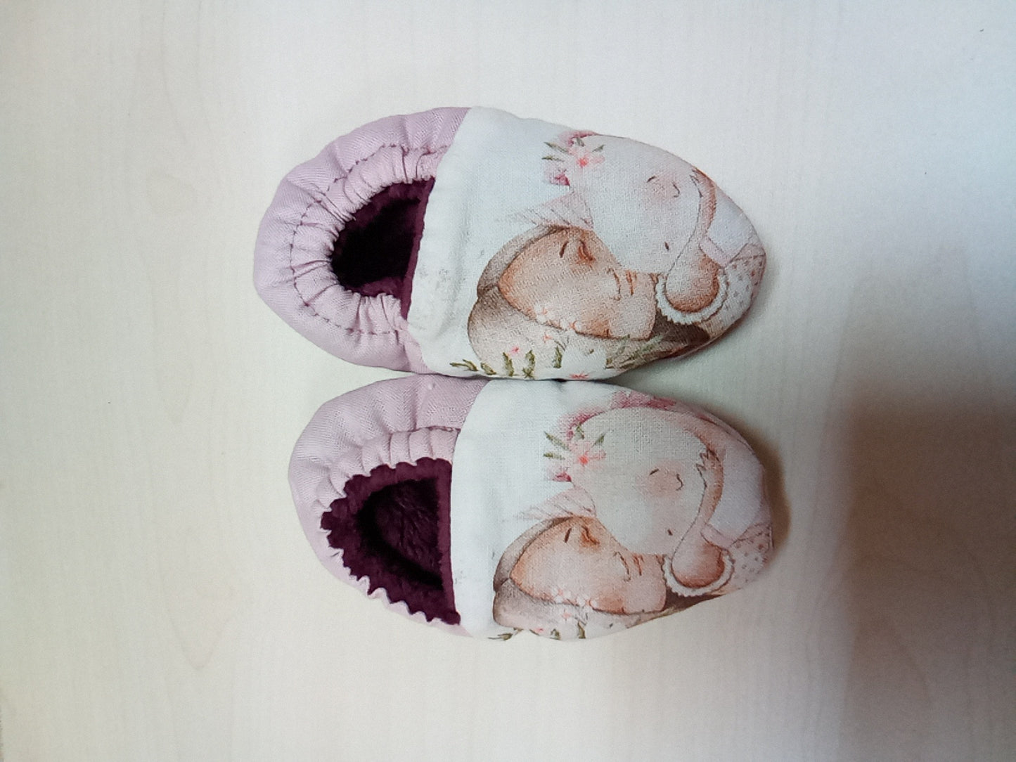 Paire de Chaussons bébé 0-6 mois princesse licorn