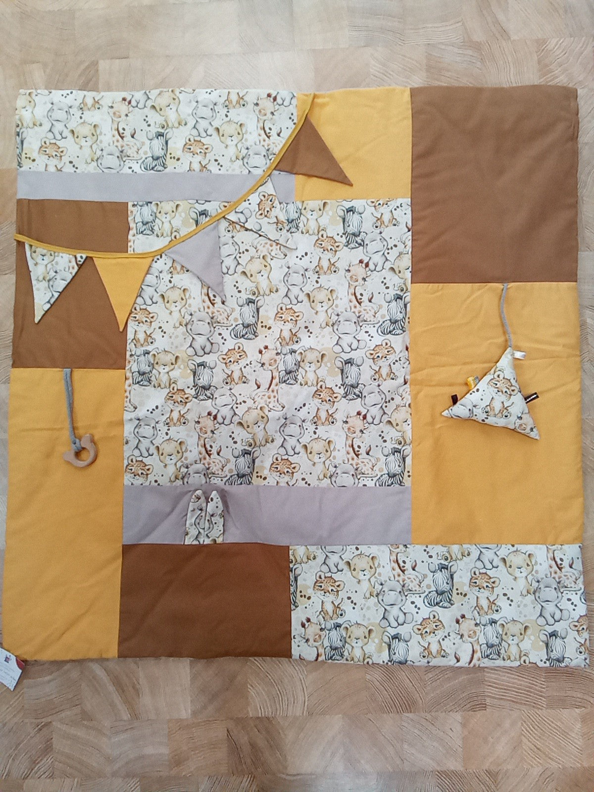 Tapis d éveil avec activités Animaux afrique garçon