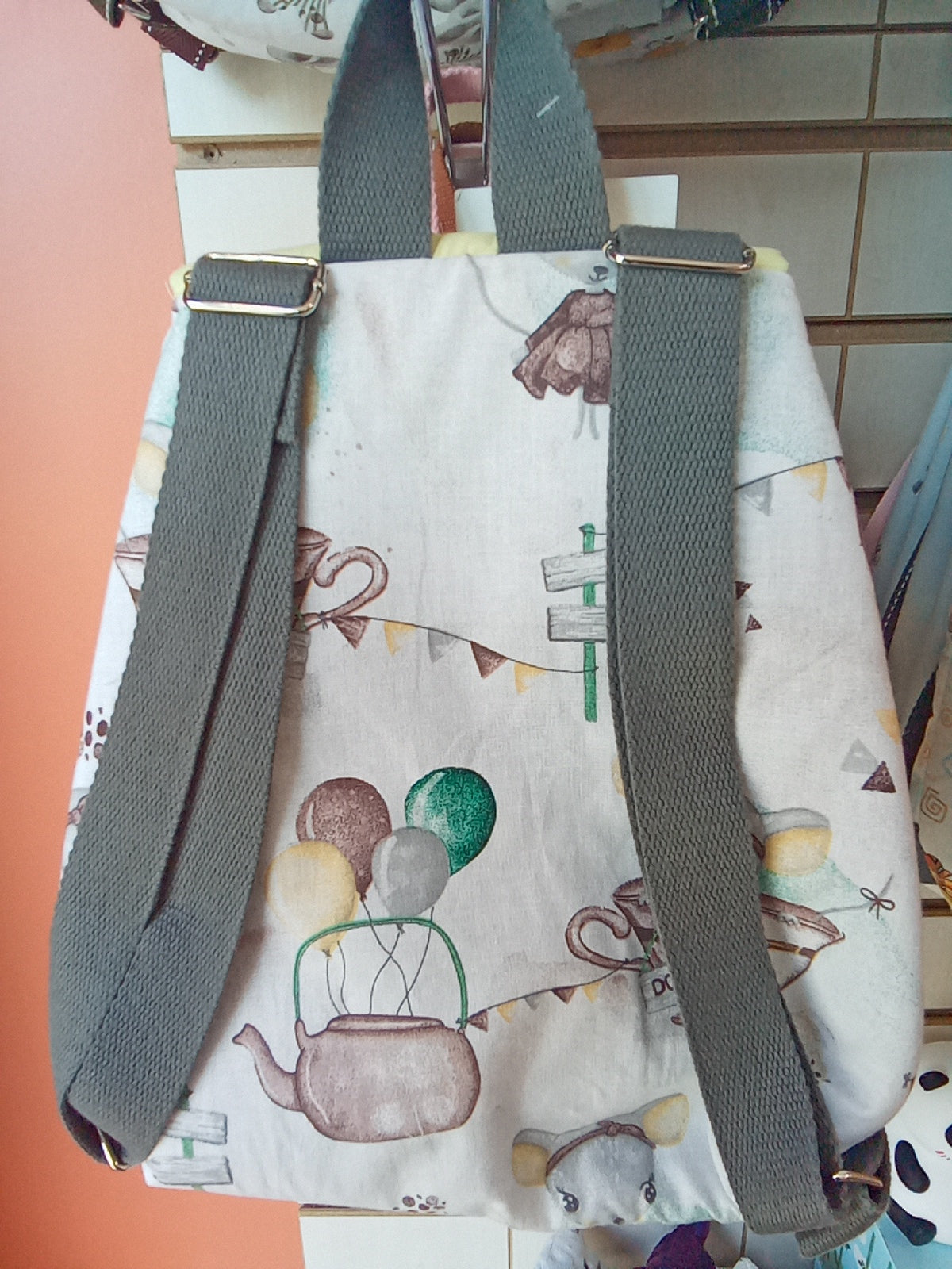 Sac a dos petite souris marron