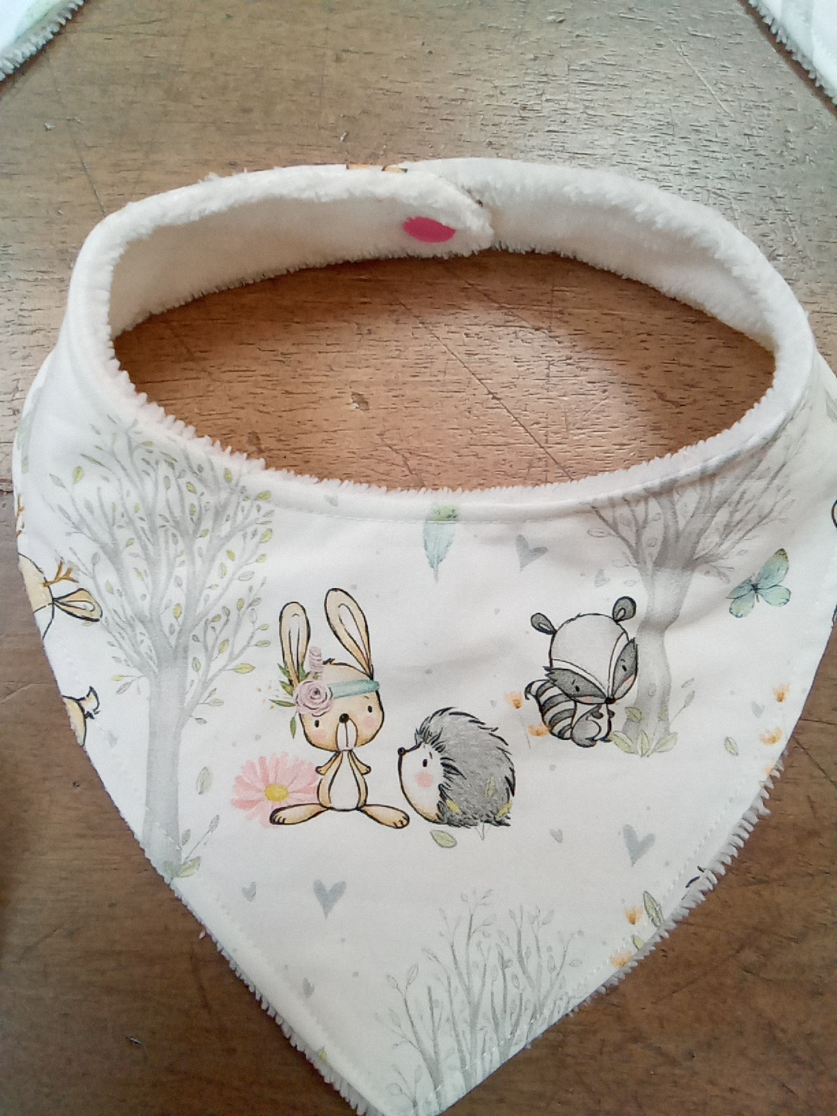 bavoir bandana Collection Audrey et Jonathan