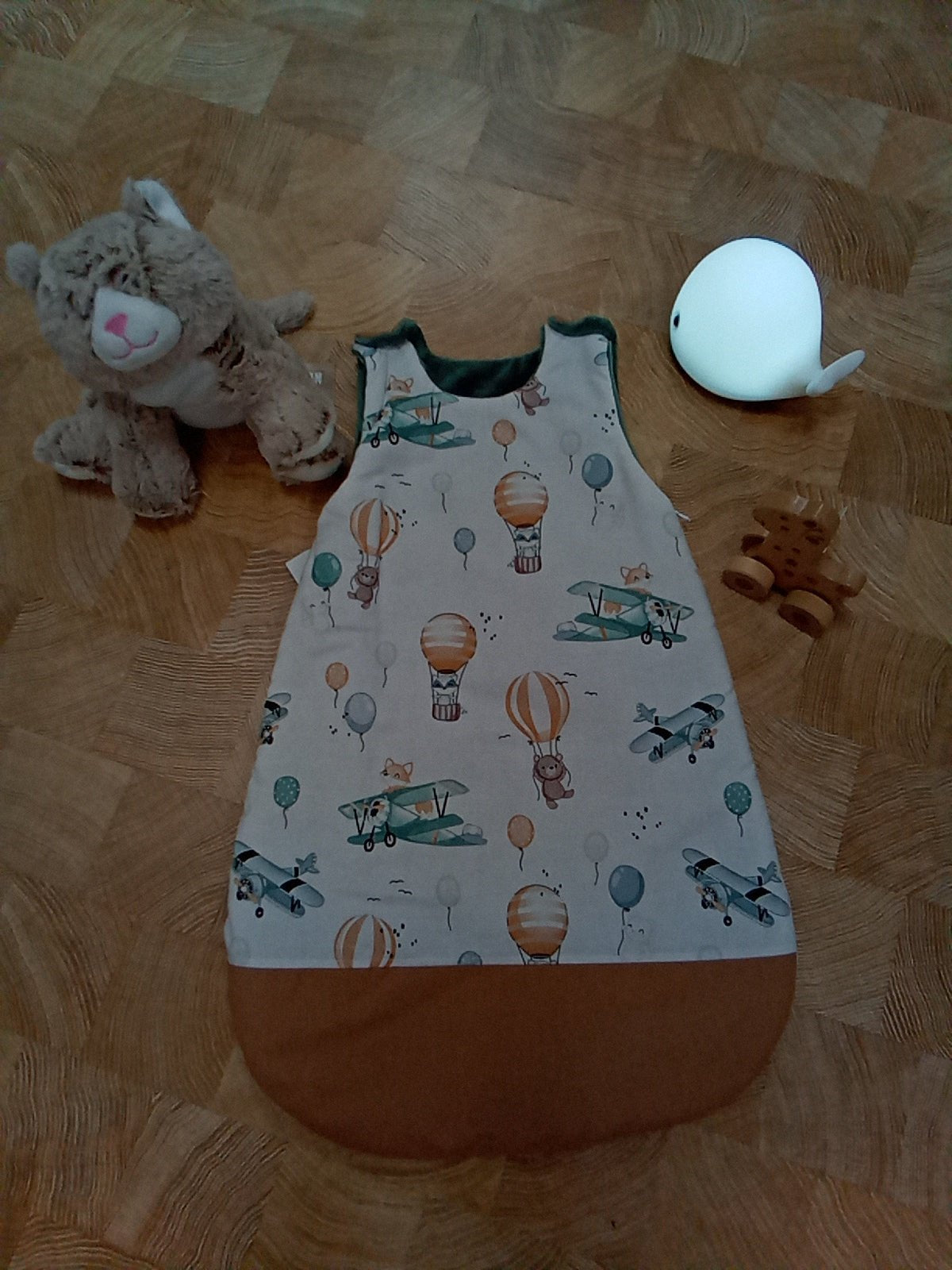 Turbulette hiver 0/6 mois avion et ballon