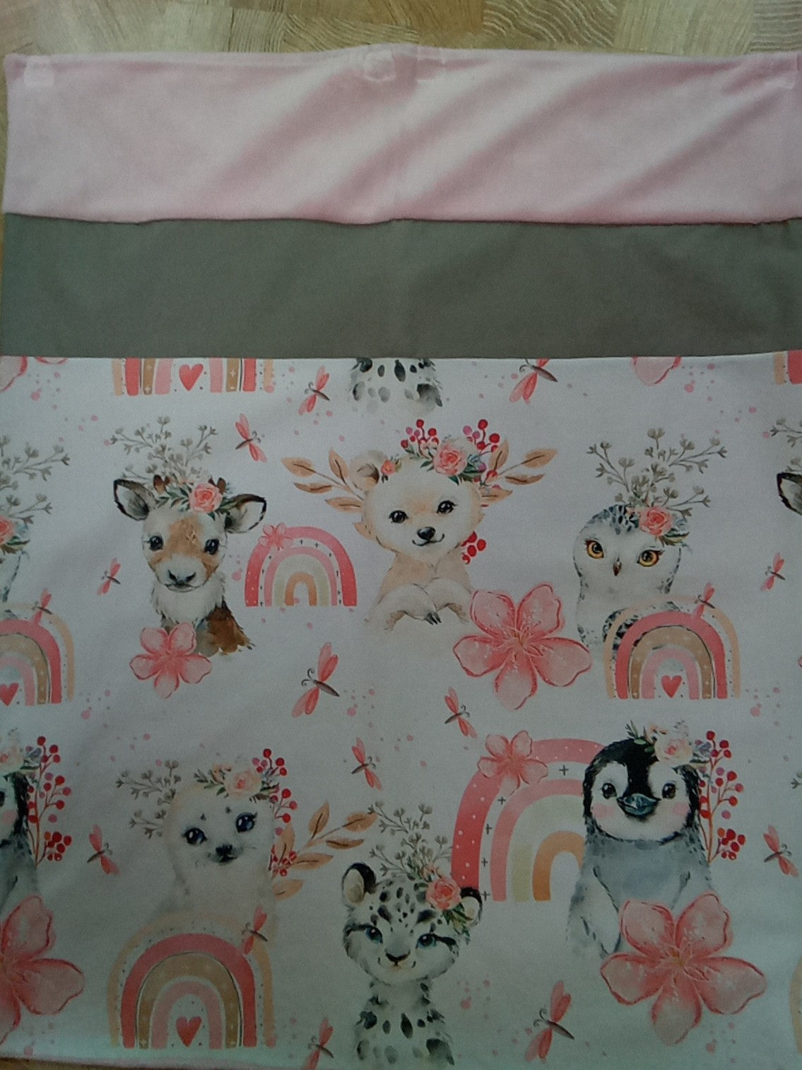 Couverture Cosy Animaux ff rose