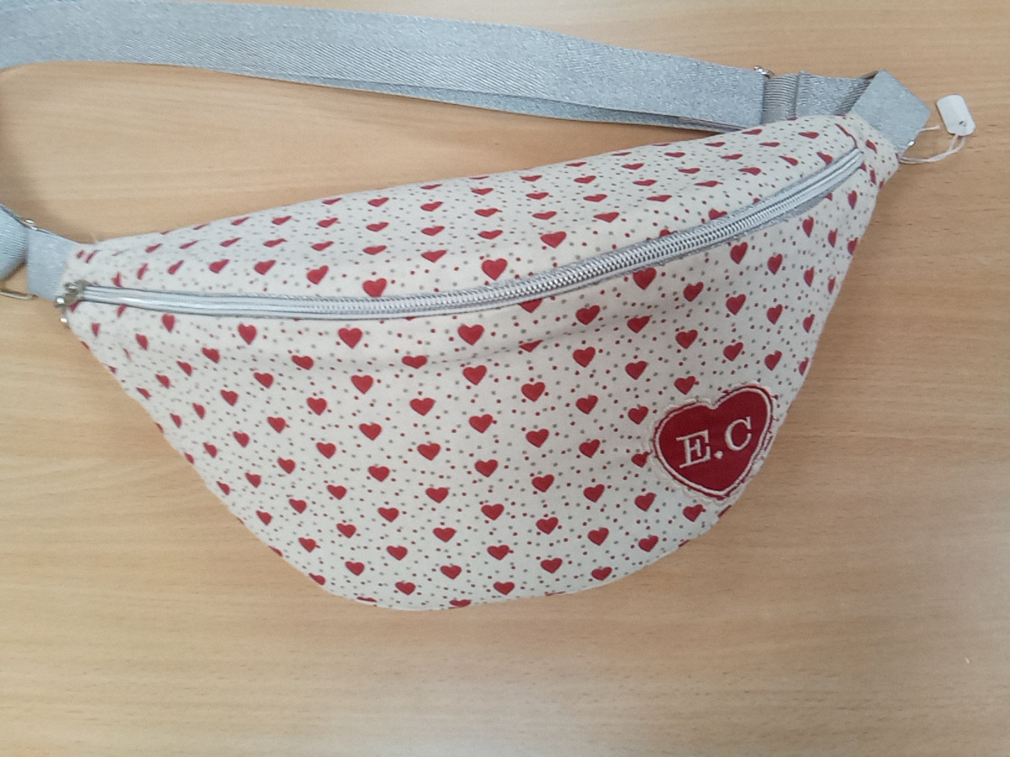 Sac Banane motif coeur taille L