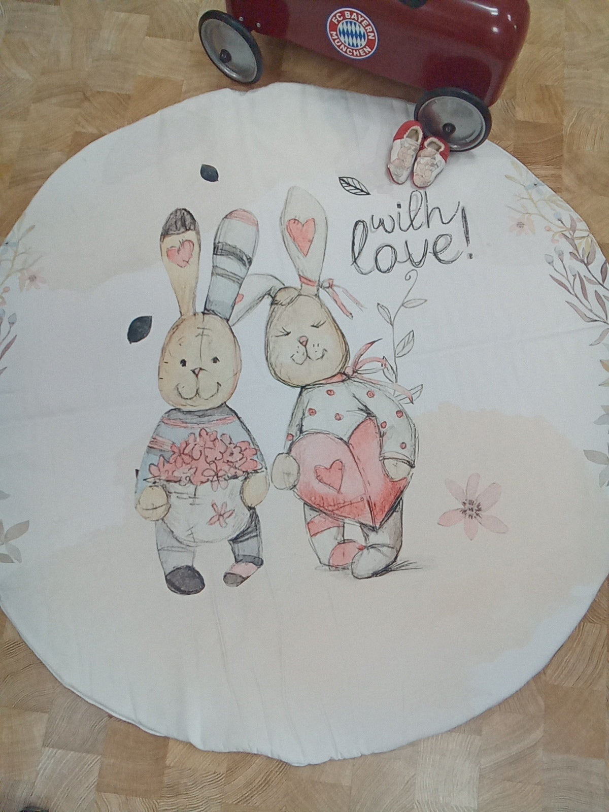 Tapis de sol lapin