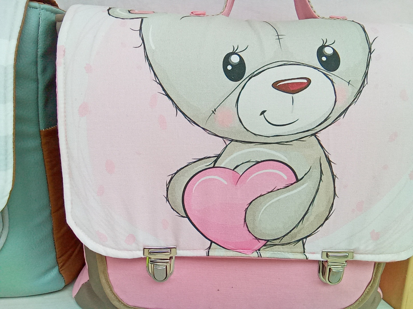 Cartable maternelle avec rabat panneau Elancreation modele unique