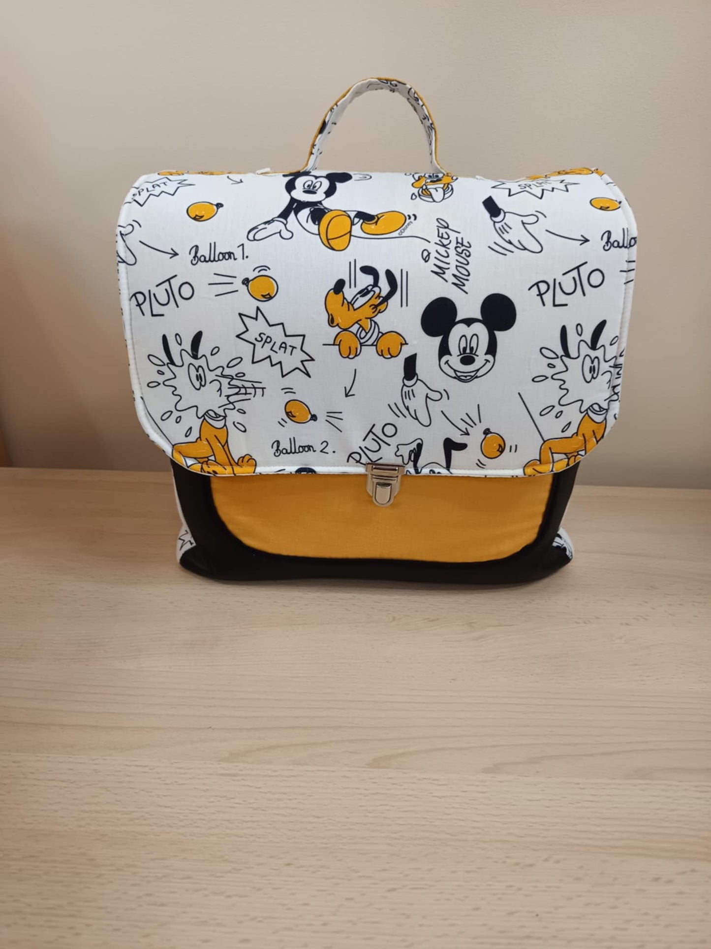 Cartable maternelle avec rabat panneau Elancreation modele unique