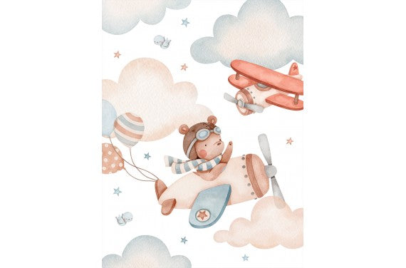 Couverture 75 *100 Dans les airs bleu fonce