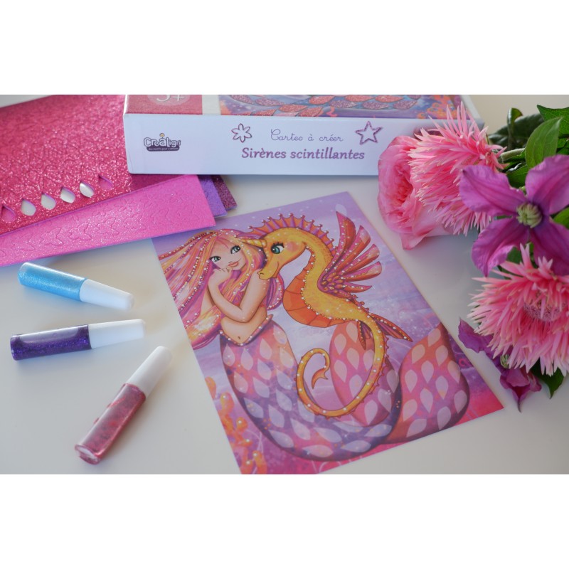 Cartes à créer "Sirènes scintillantes"