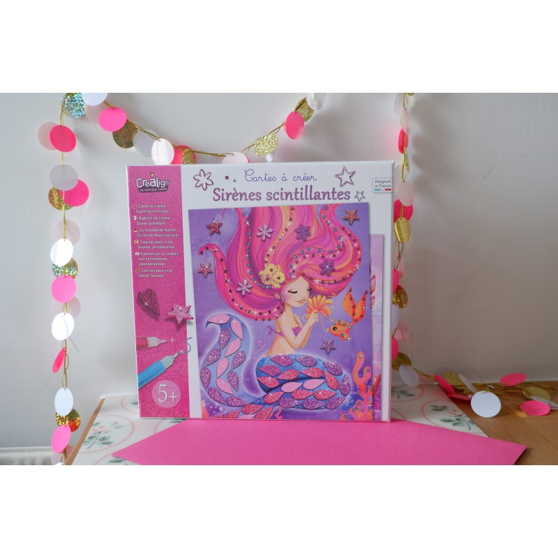 Cartes à créer "Sirènes scintillantes"