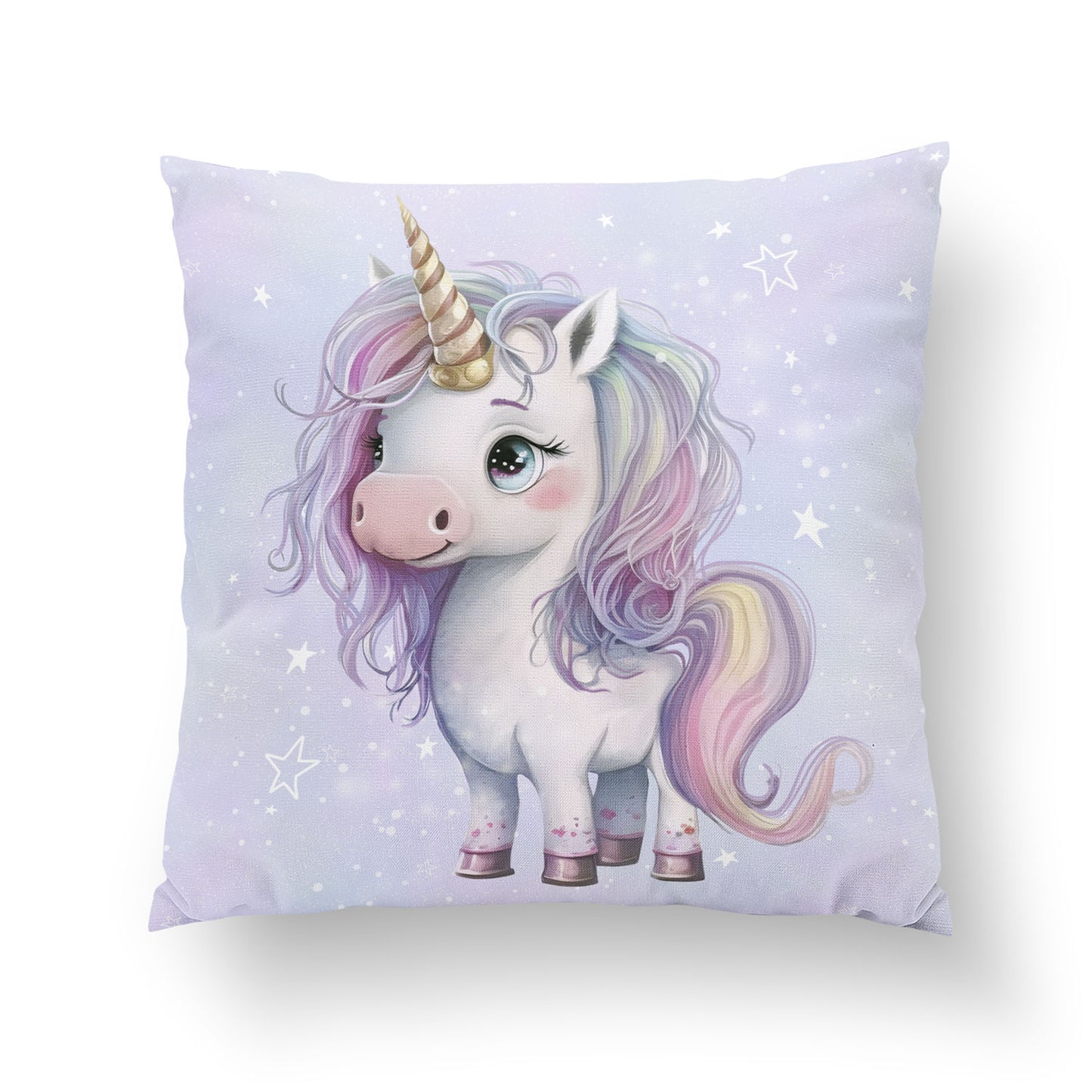 Couverture 75*100 licornmagic minky framboise