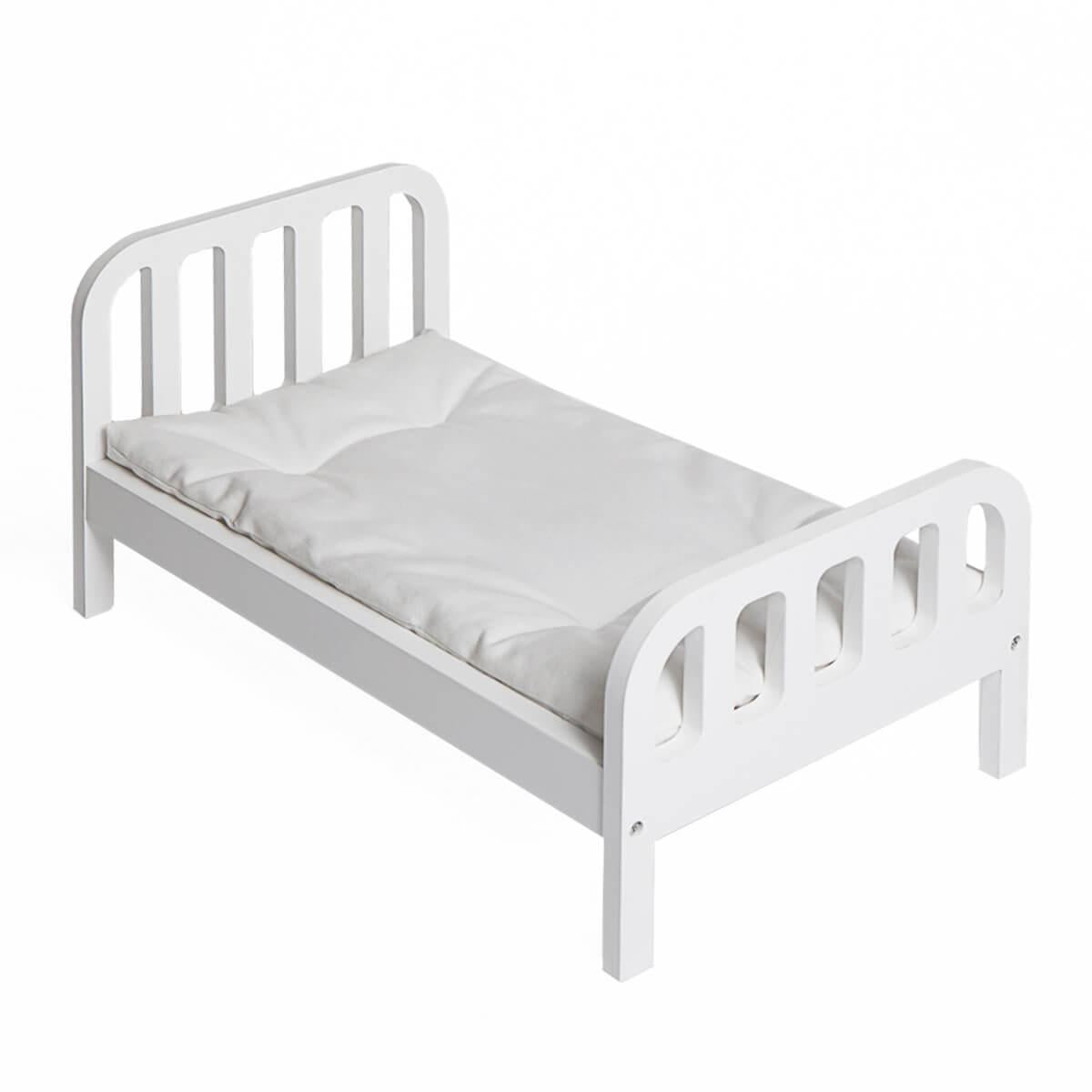 Lit poupée blanc