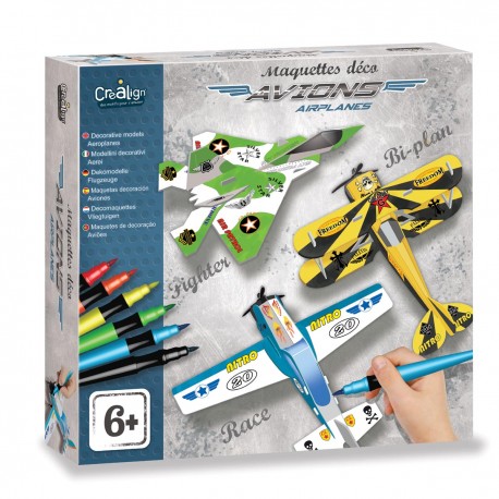 Maquettes Déco "Avions" creation5+