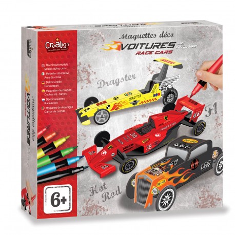 Maquettes Déco "Voitures de course" creation5+