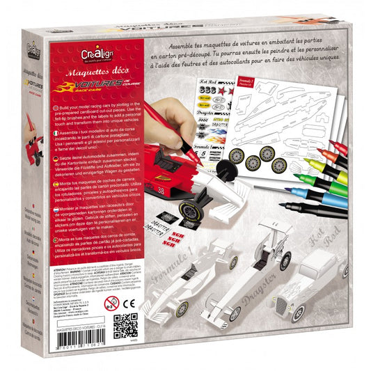 Maquettes Déco "Voitures de course" creation5+